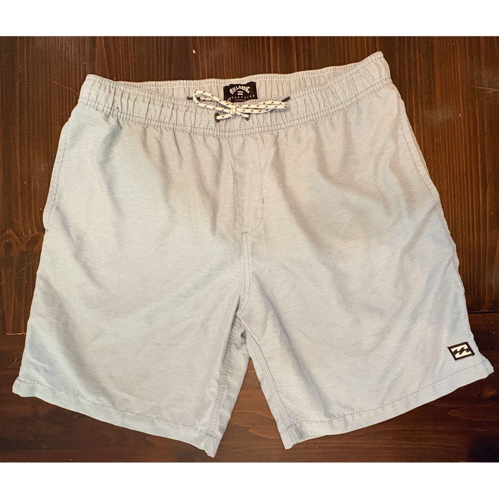 Billabong Recycler All Day Layback Mens Pale Blue Board Shorts Swim Trunks Sz L